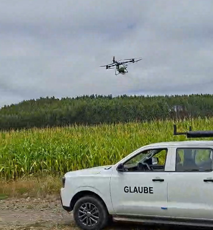 Siembra mediante drones