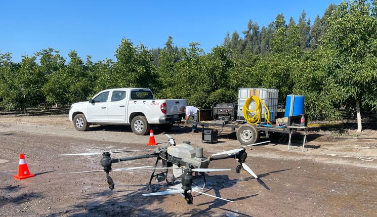 Fumigacion Profesional con drones DJI agras